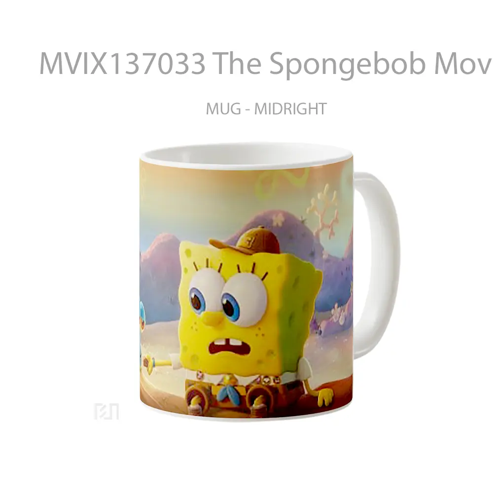 Mug The Spongebob Movie Sponge On The Run Gelas Kartun - All-side / Desain