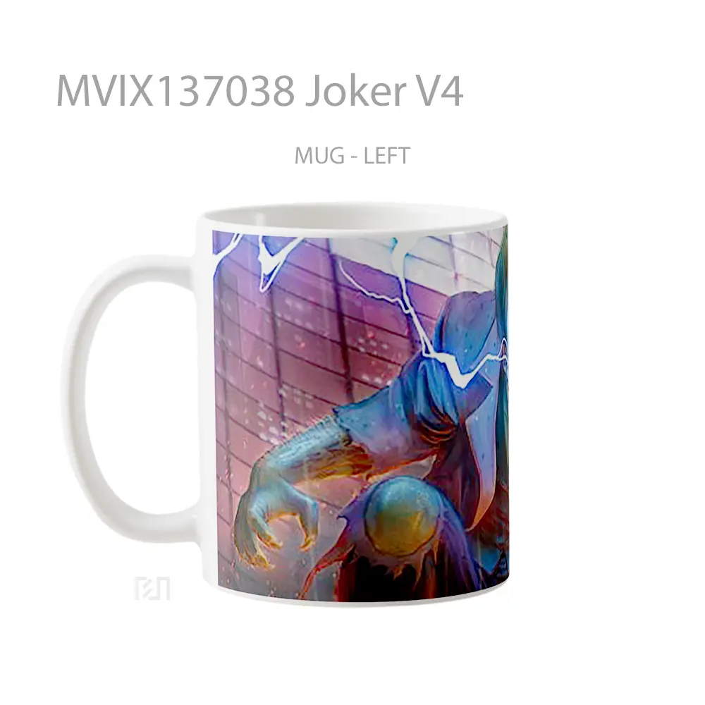 Mug Joker V4 Gelas Superhero - All-side / Desain
