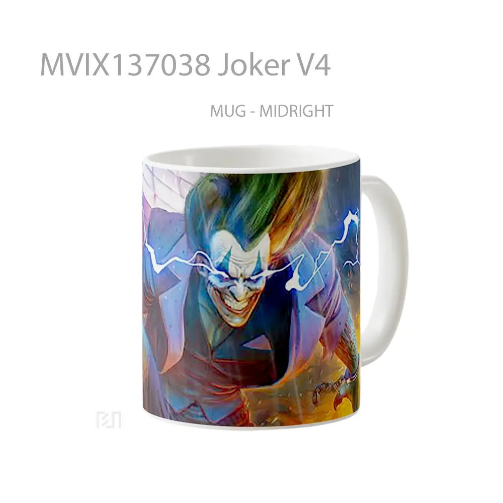 Mug Joker V4 Gelas Superhero - All-side / Desain
