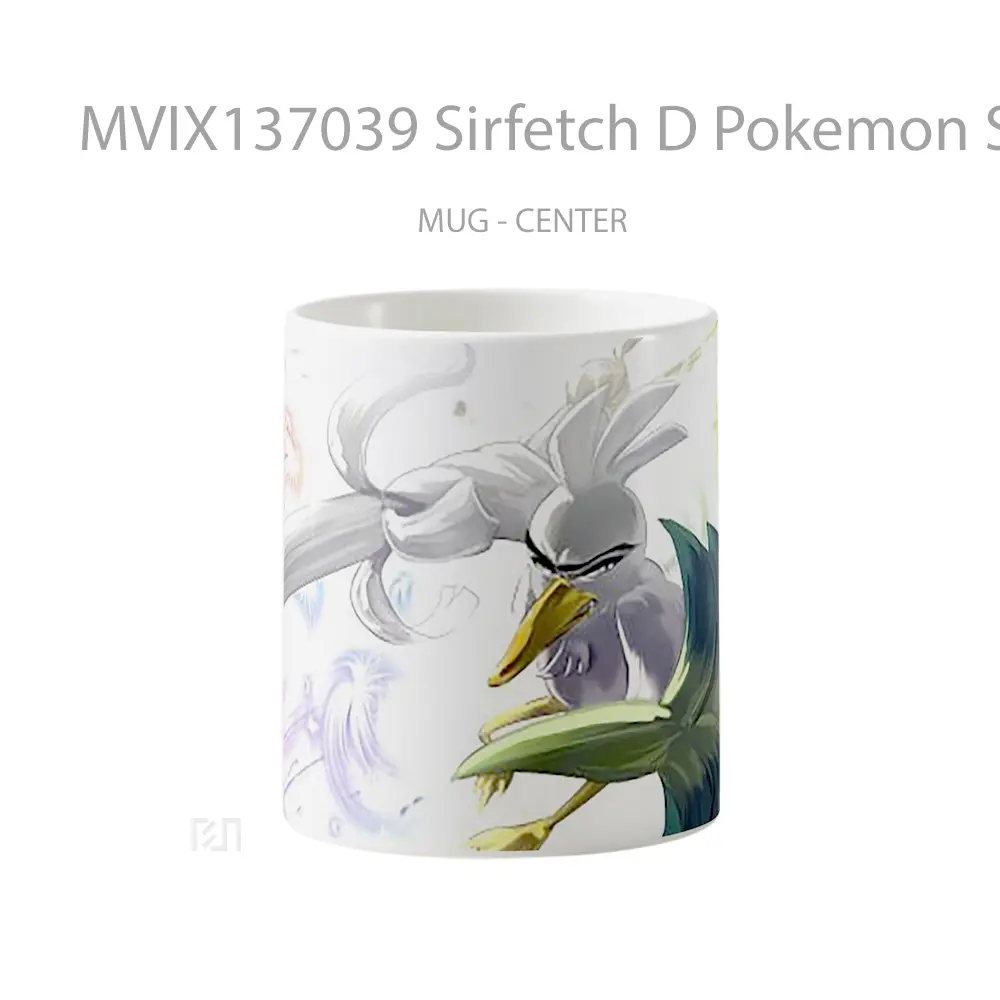 Mug Sirfetch D Pokemon Sword And Shield Cangkir Anime