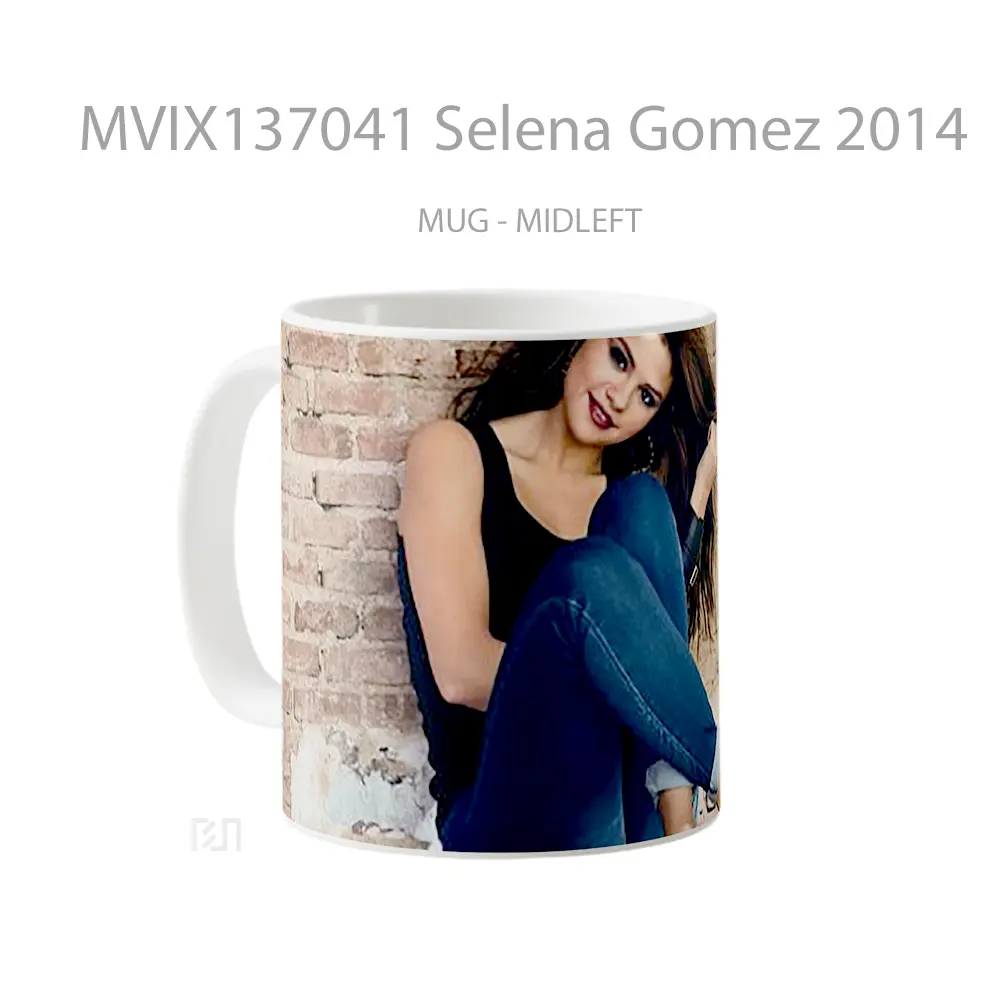 Mug Selena Gomez 2014 Gelas Selebriti - All-side / Desain
