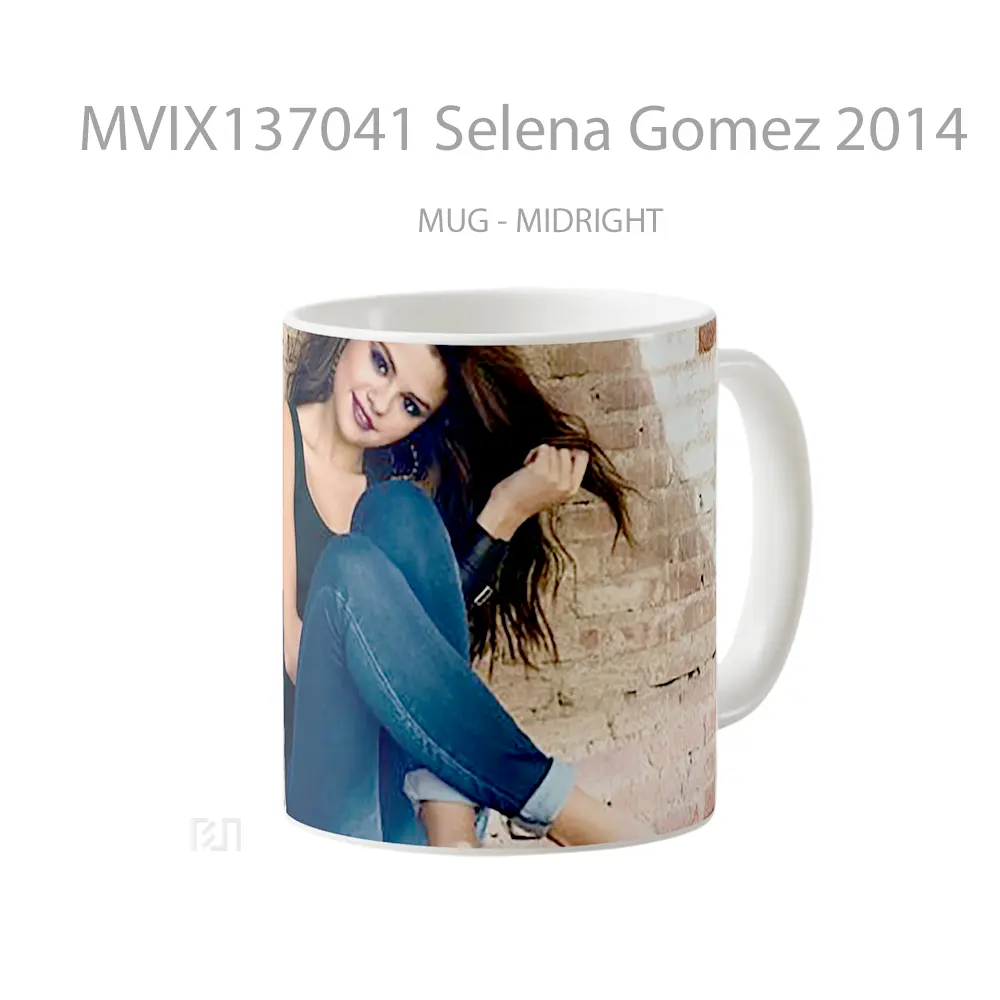 Mug Selena Gomez 2014 Gelas Selebriti - All-side / Desain
