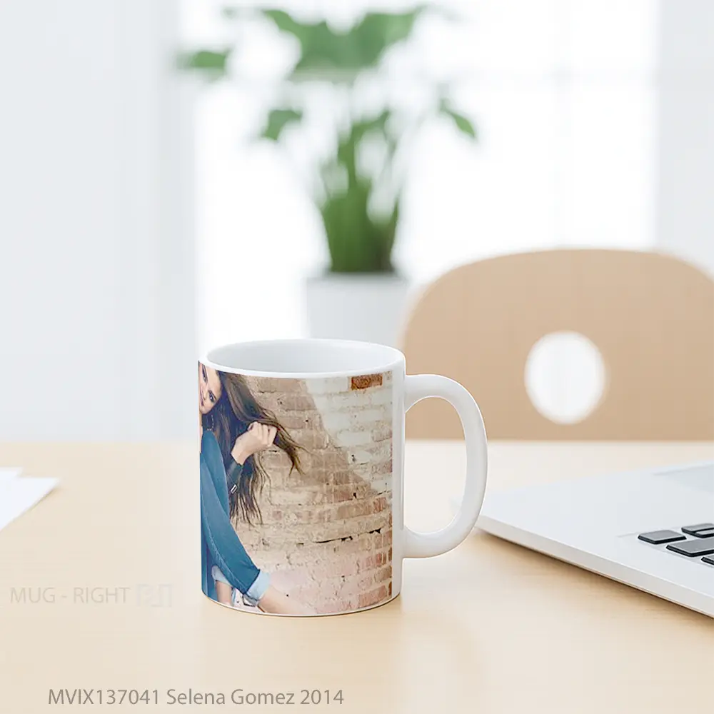 Mug Selena Gomez 2014 Gelas Selebriti - All-side / Desain