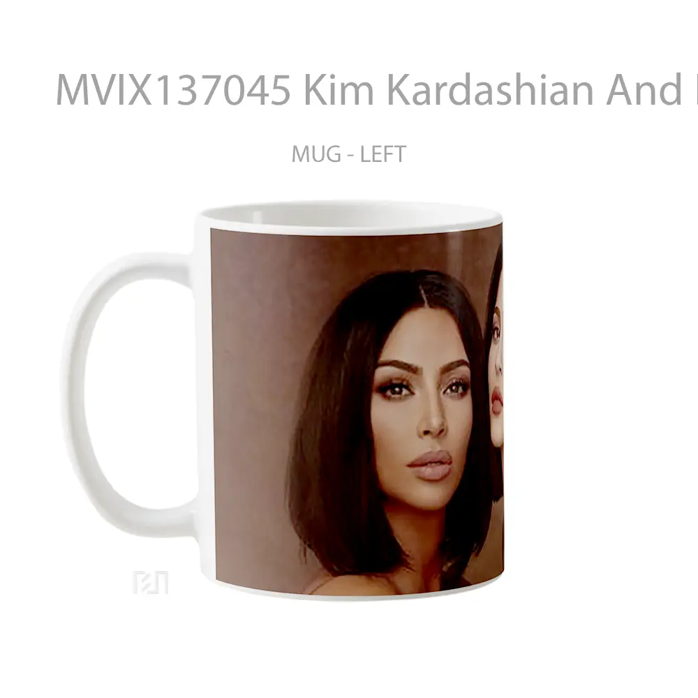 Mug Kim Kardashian And Kylie Jenner Gelas Selebriti - All-side / Desain