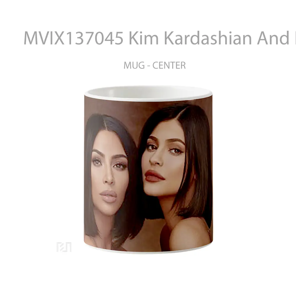 Mug Kim Kardashian And Kylie Jenner Gelas Selebriti