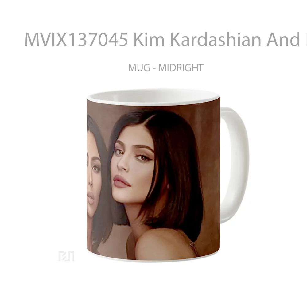Mug Kim Kardashian And Kylie Jenner Gelas Selebriti - All-side / Desain