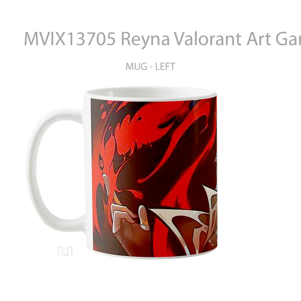 Mug Reyna Valorant Art Game Cangkir Gamer - All-side / Desain