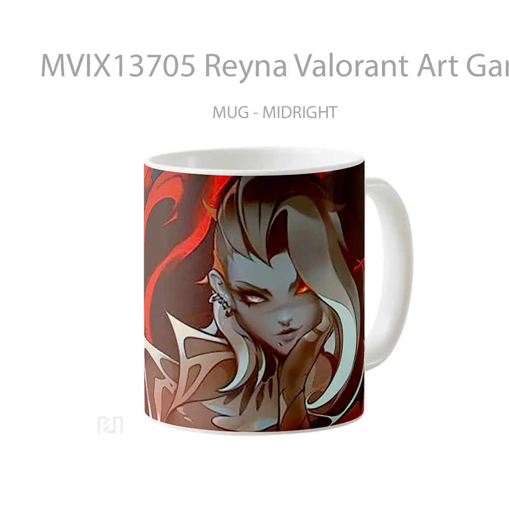 Mug Reyna Valorant Art Game Cangkir Gamer - All-side / Desain