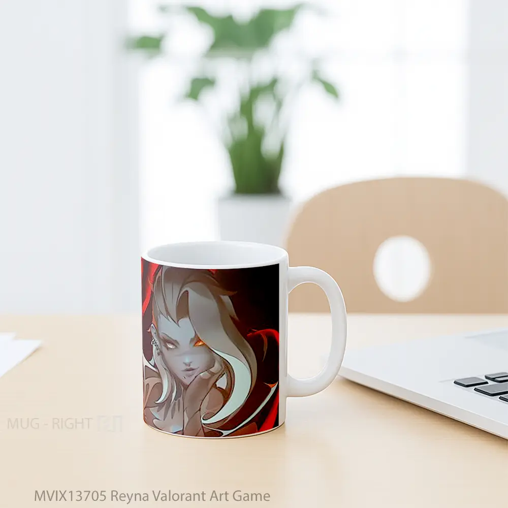 Mug Reyna Valorant Art Game Cangkir Gamer - All-side / Desain