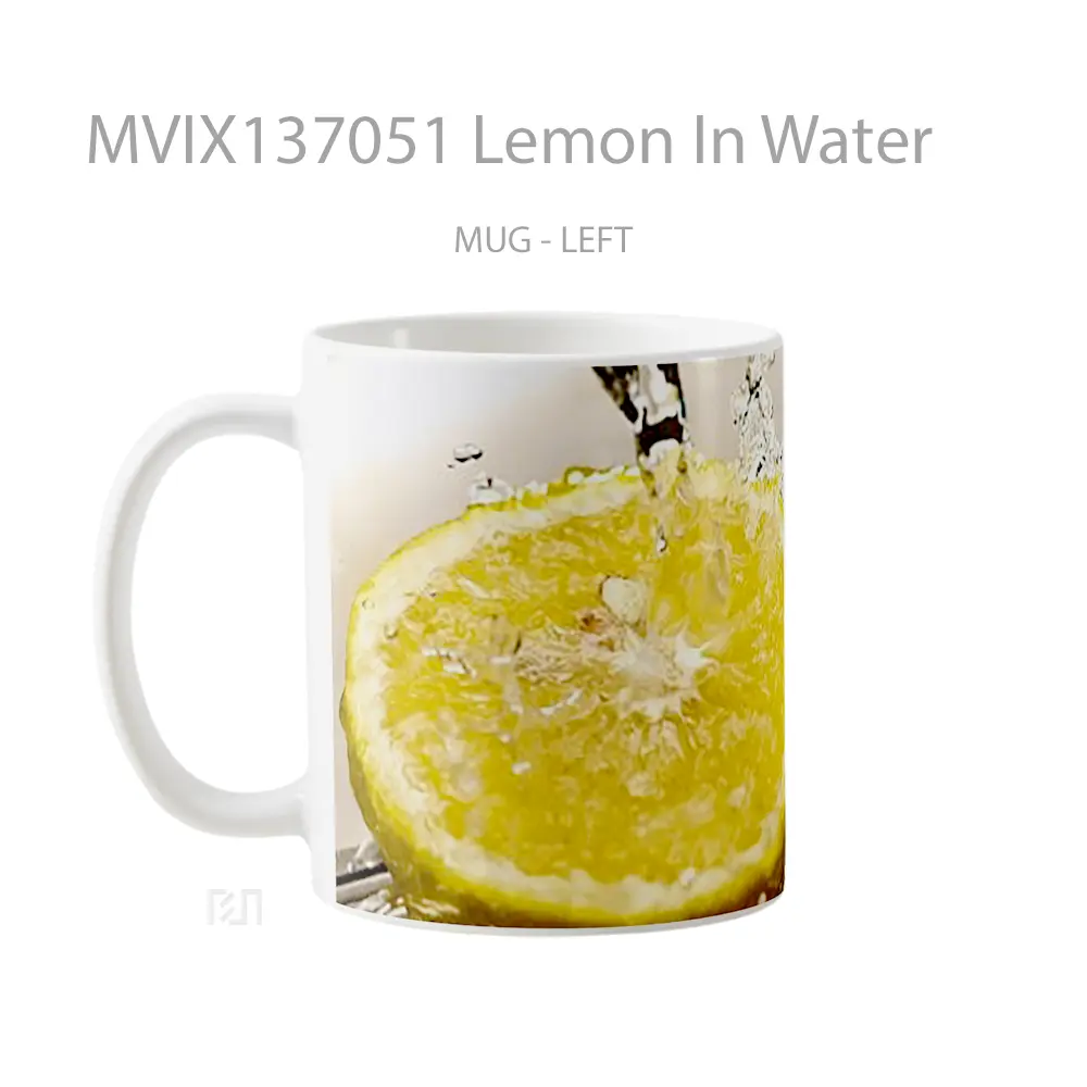 Mug Lemon In Water Gelas Pemandangan Alam - All-side / Desain
