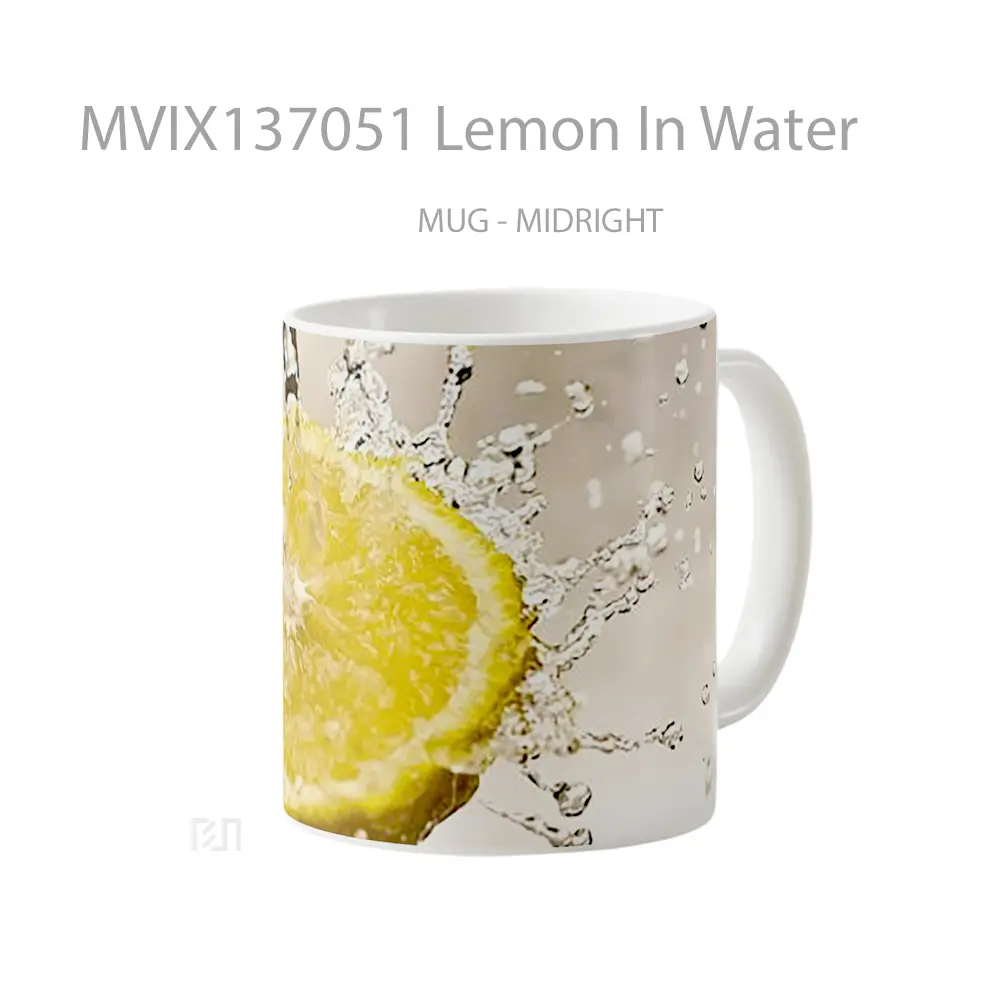 Mug Lemon In Water Gelas Pemandangan Alam - All-side / Desain