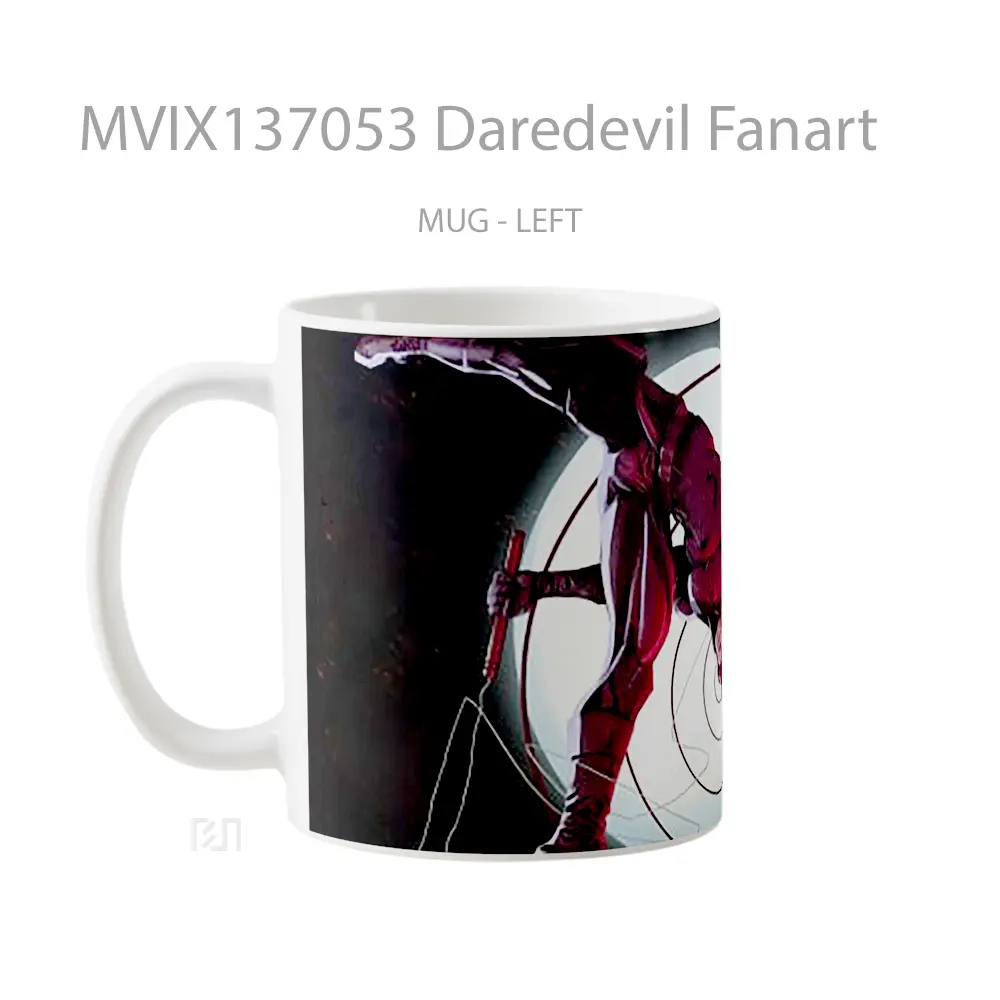 Mug Daredevil Fanart Gelas Superhero - All-side / Desain