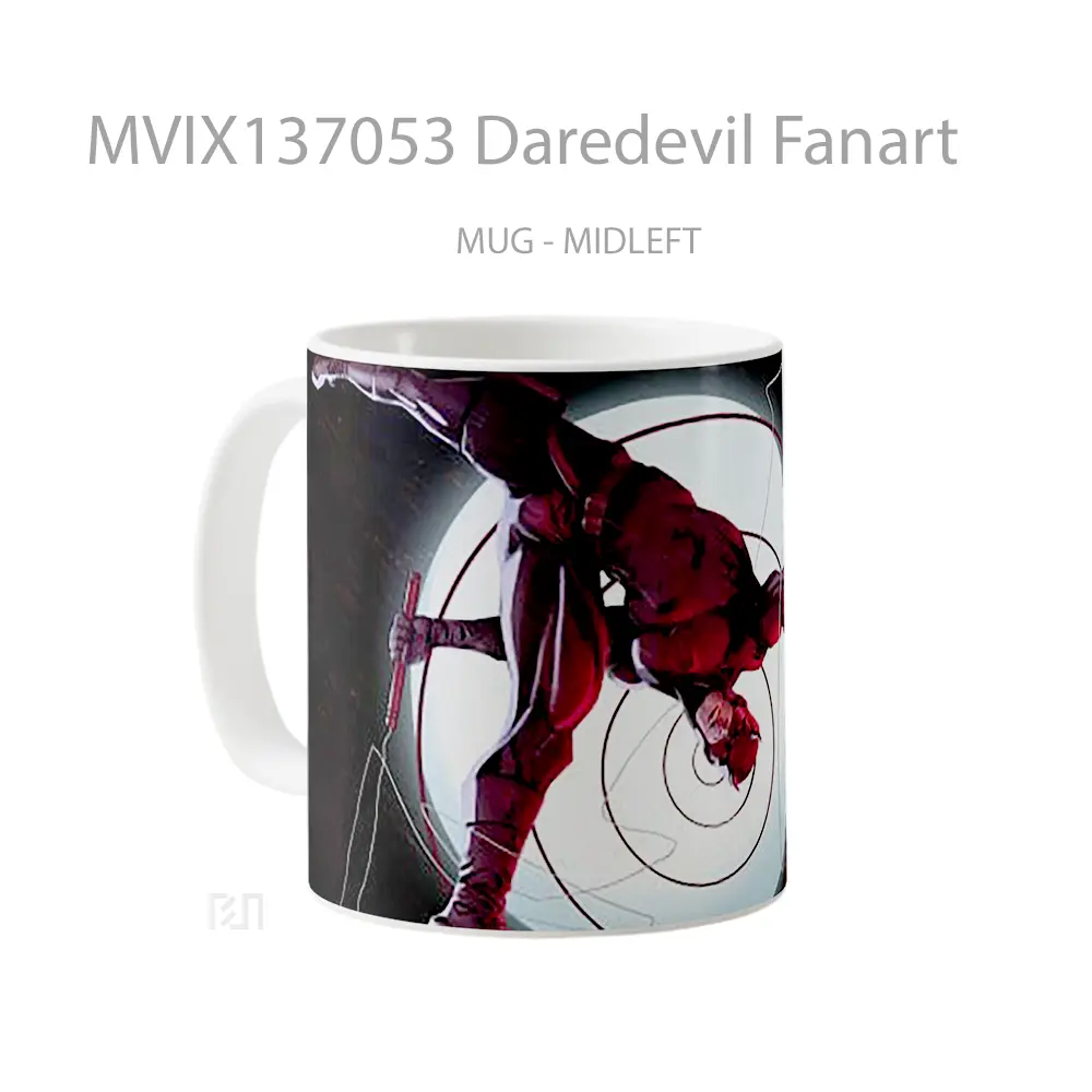 Mug Daredevil Fanart Gelas Superhero - All-side / Desain