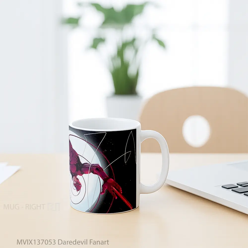 Mug Daredevil Fanart Gelas Superhero - All-side / Desain