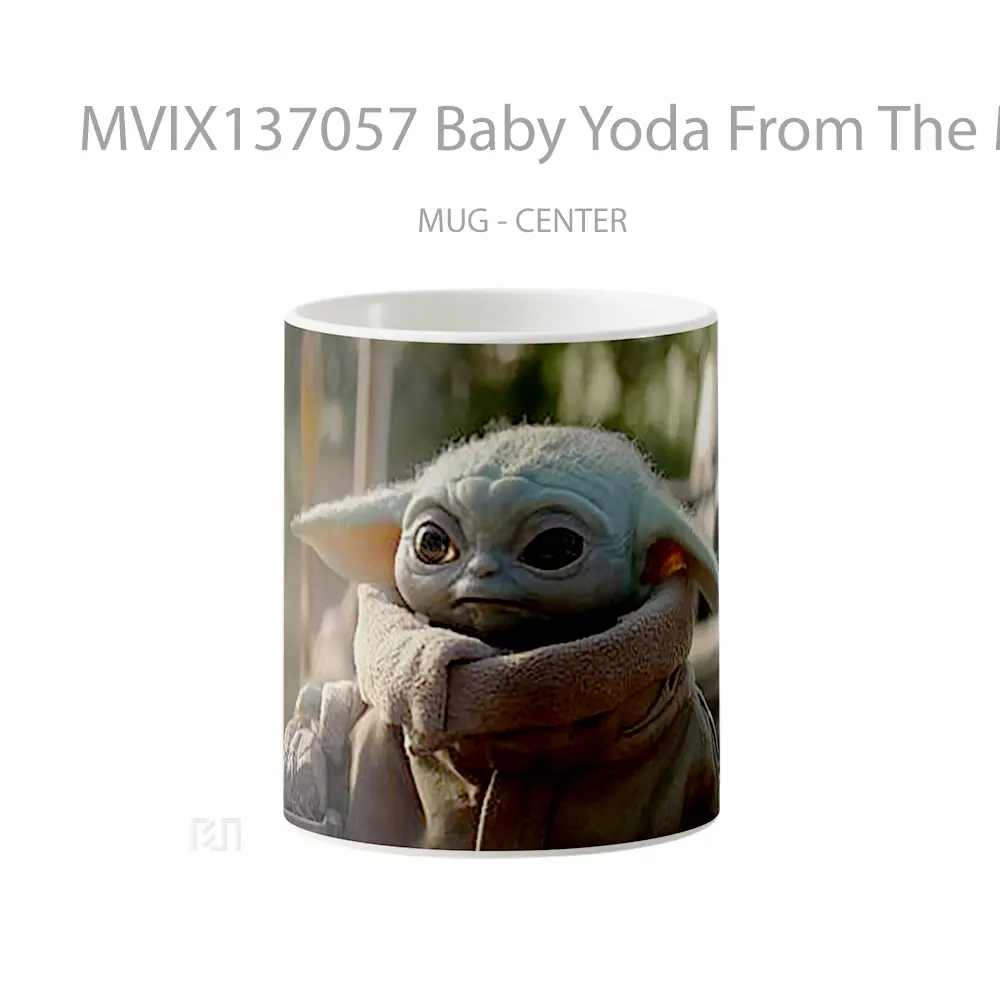 Mug Baby Yoda From The Mandalorian V1 Gelas Star Wars
