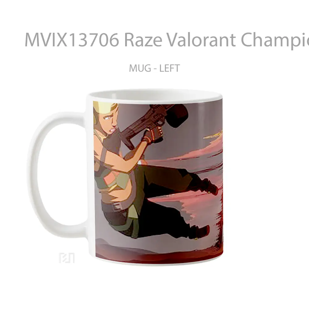 Mug Raze Valorant Champions 2022 Cangkir Gamer - All-side / Desain