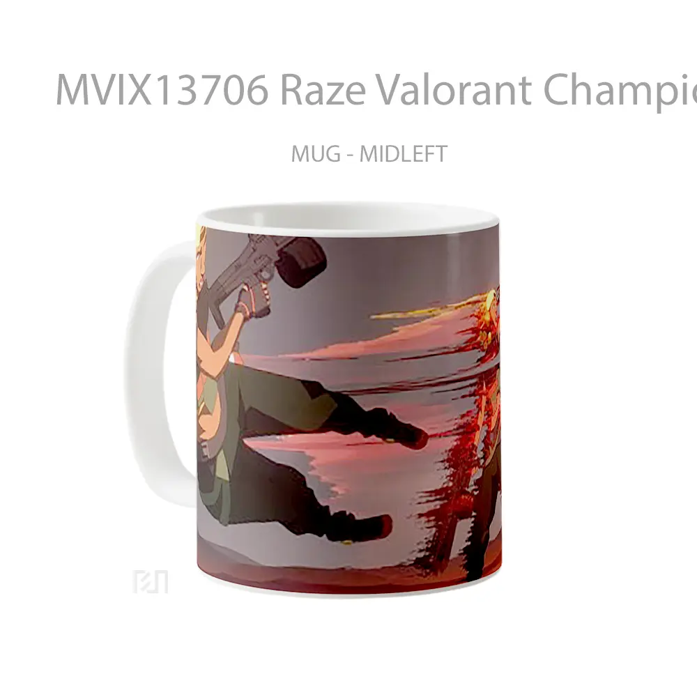 Mug Raze Valorant Champions 2022 Cangkir Gamer - All-side / Desain