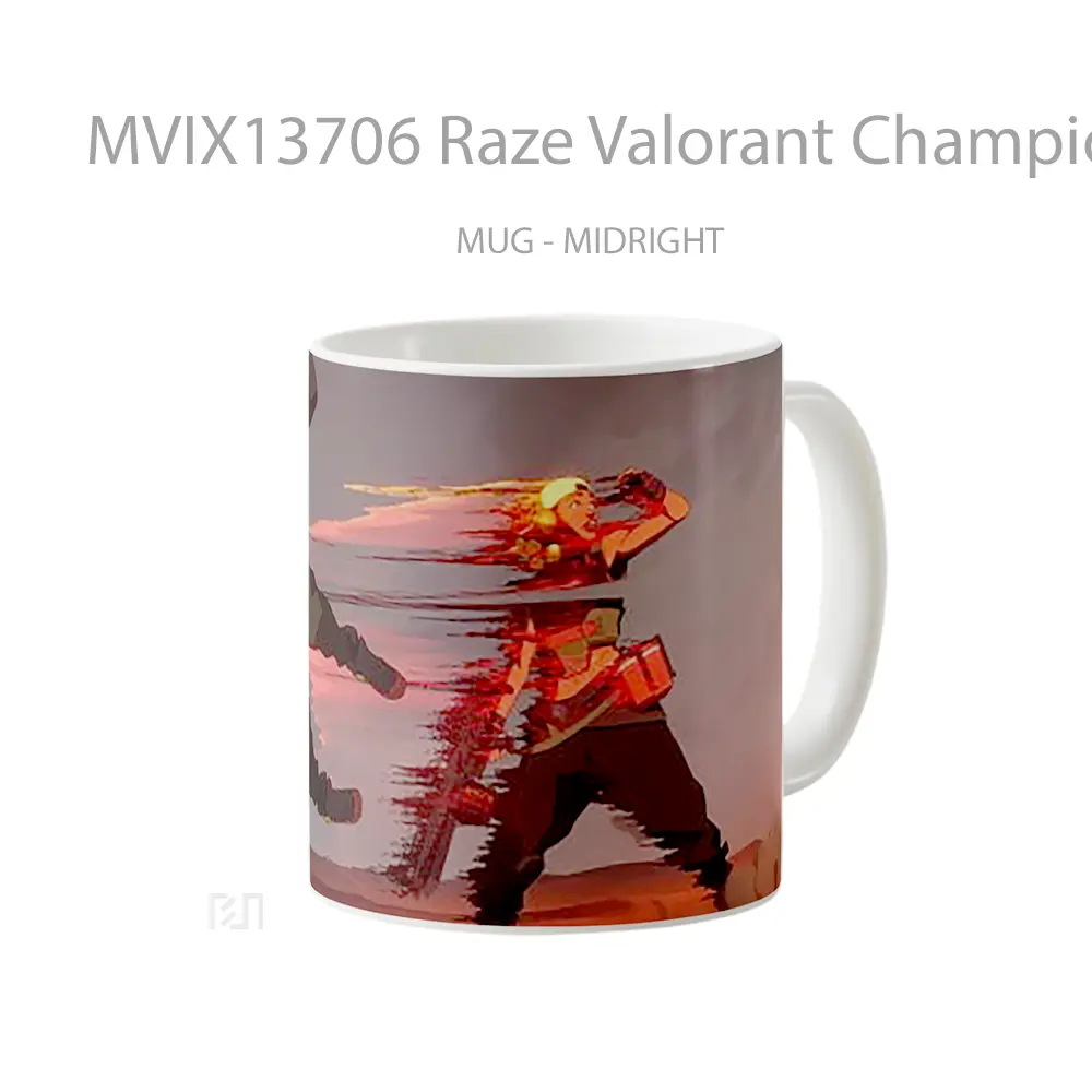 Mug Raze Valorant Champions 2022 Cangkir Gamer - All-side / Desain