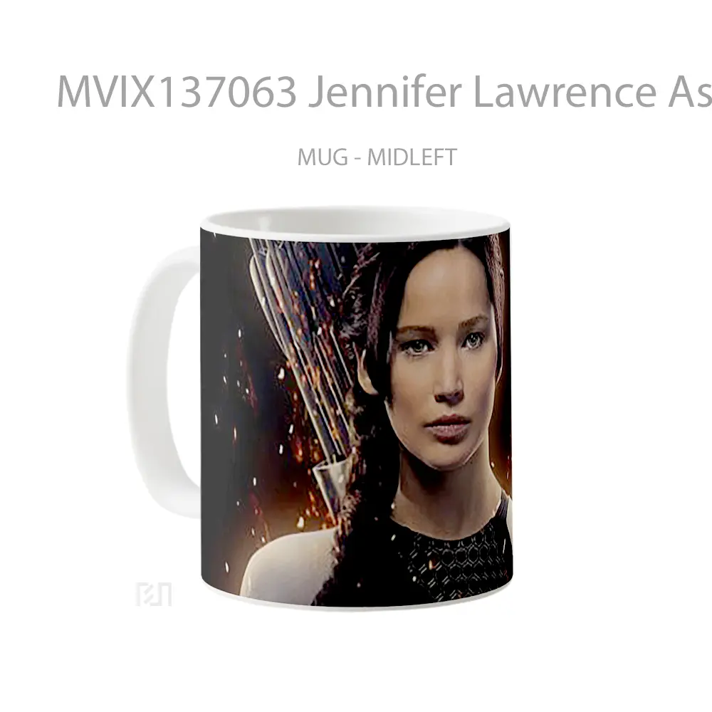 Mug Jennifer Lawrence As Katniss V2 Gelas Keramik Unik - All-side / Desain