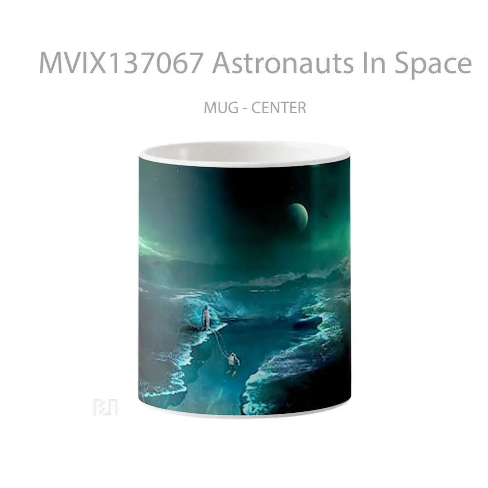 Mug Astronauts In Space Gelas Astronomi
