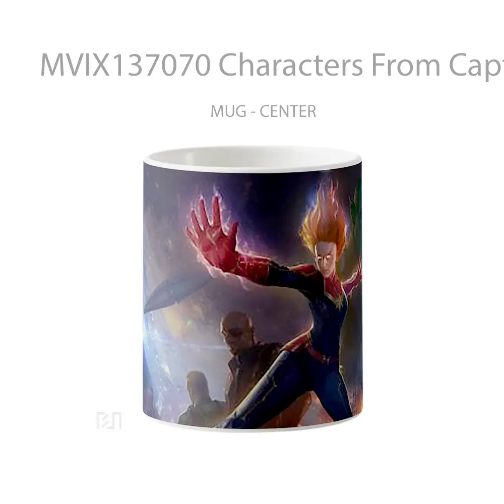 Mug Characters From Captain Marvel Gelas Superhero