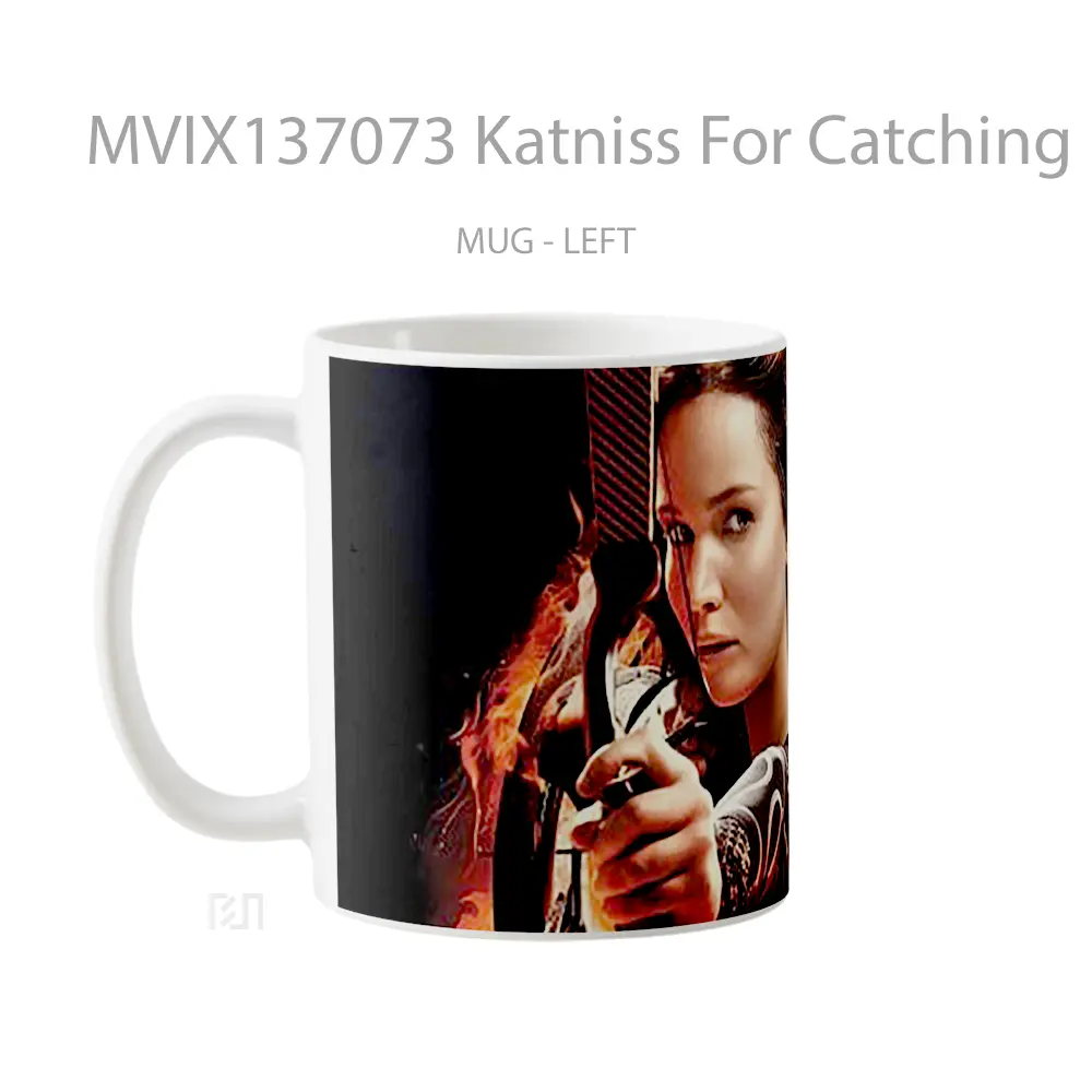 Mug Katniss For Catching Fire Gelas Keramik Unik - All-side / Desain