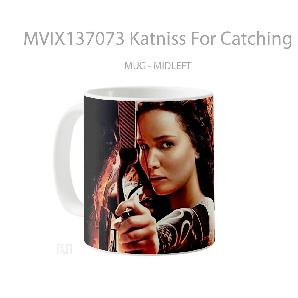 Mug Katniss For Catching Fire Gelas Keramik Unik - All-side / Desain