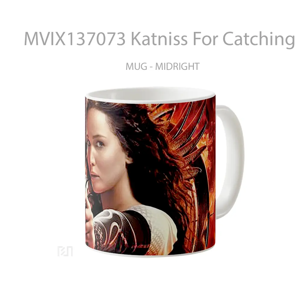 Mug Katniss For Catching Fire Gelas Keramik Unik - All-side / Desain