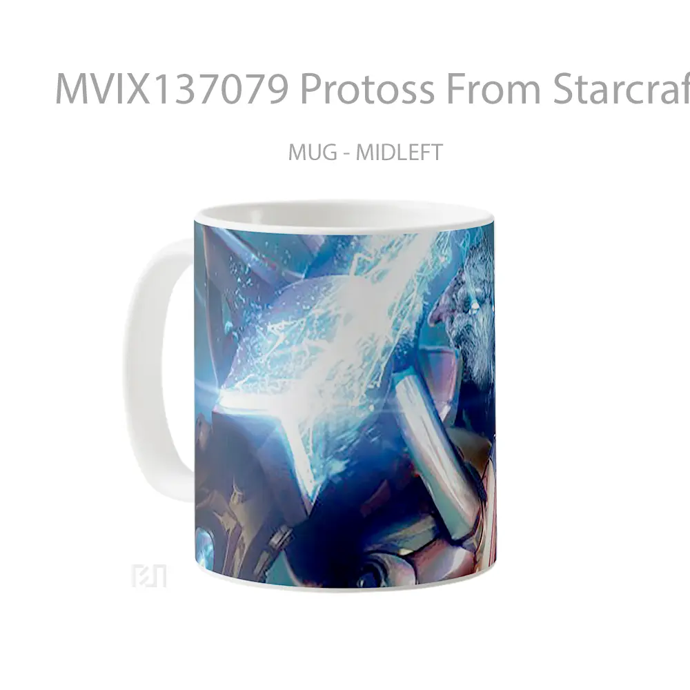 Mug Protoss From Starcraft Gelas Keramik Unik - All-side / Desain