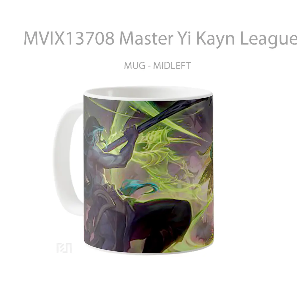 Mug Master Yi Kayn League Of Legends Runeterra Ionia Cangkir Gamer - All-side / Desain