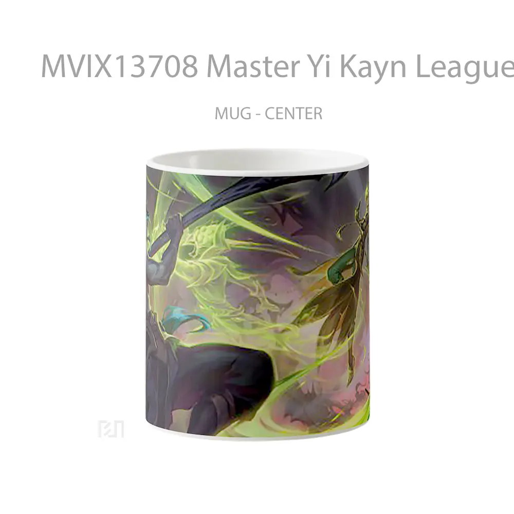Mug Master Yi Kayn League Of Legends Runeterra Ionia Cangkir Gamer