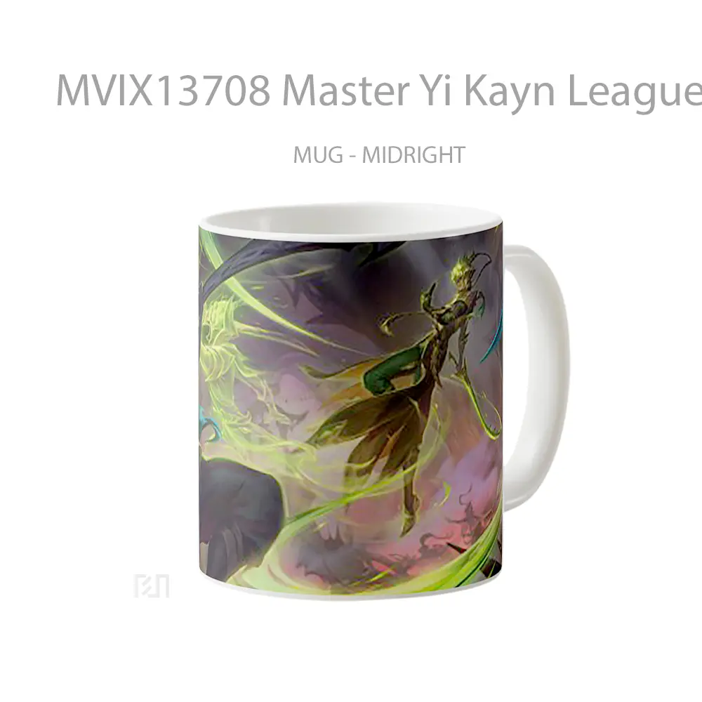 Mug Master Yi Kayn League Of Legends Runeterra Ionia Cangkir Gamer - All-side / Desain