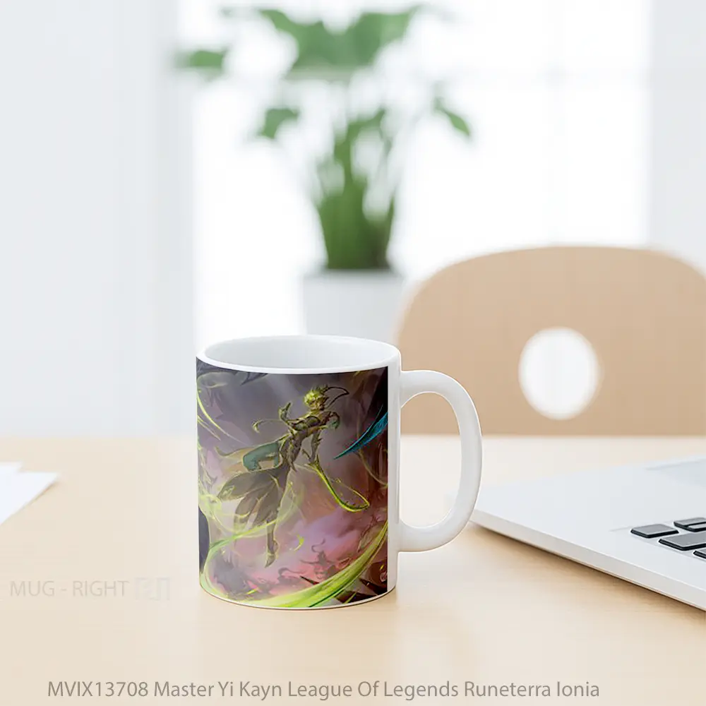 Mug Master Yi Kayn League Of Legends Runeterra Ionia Cangkir Gamer - All-side / Desain
