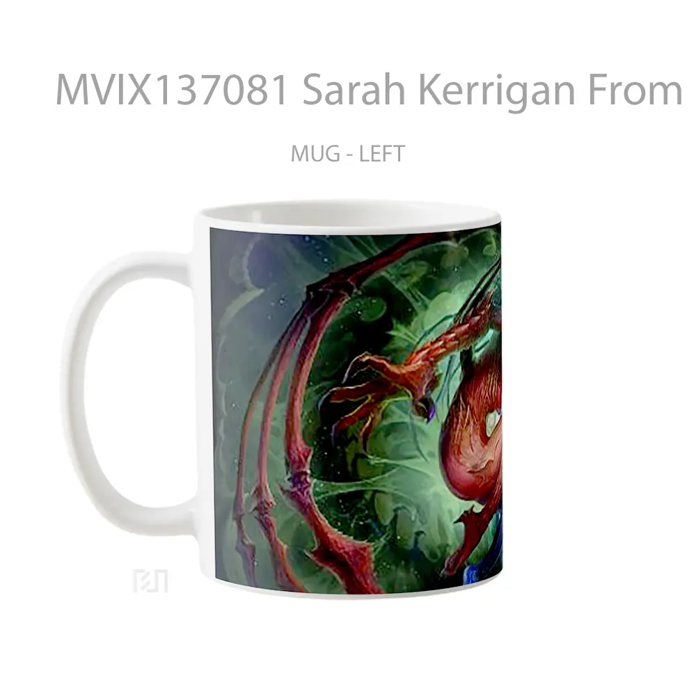 Mug Sarah Kerrigan From Starcraft Gelas Keramik Unik - All-side / Desain