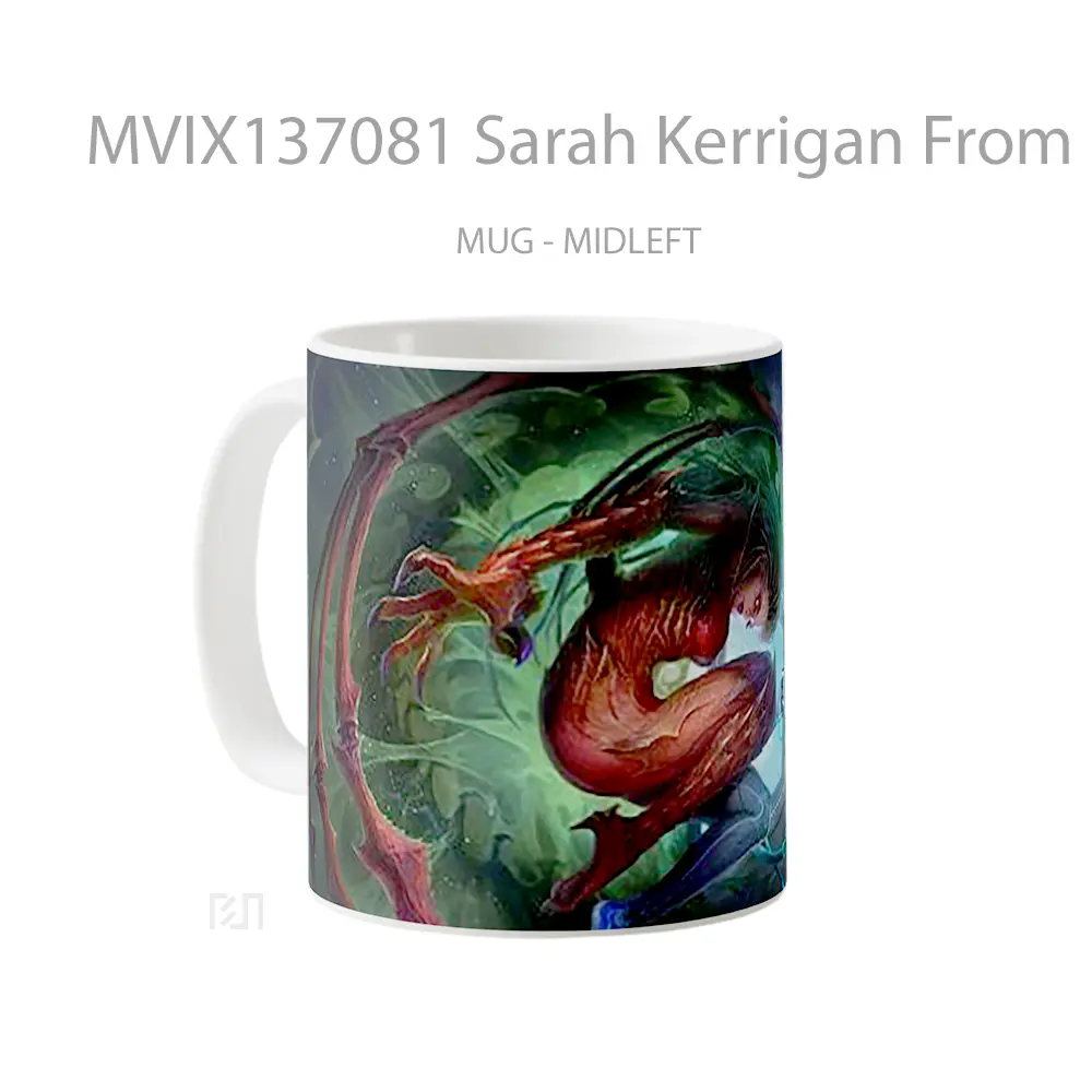 Mug Sarah Kerrigan From Starcraft Gelas Keramik Unik - All-side / Desain