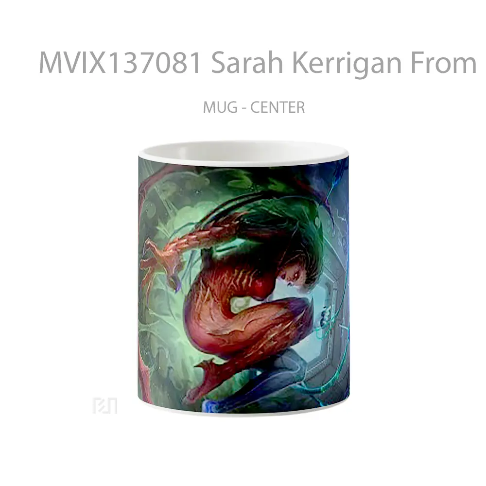 Mug Sarah Kerrigan From Starcraft Gelas Keramik Unik