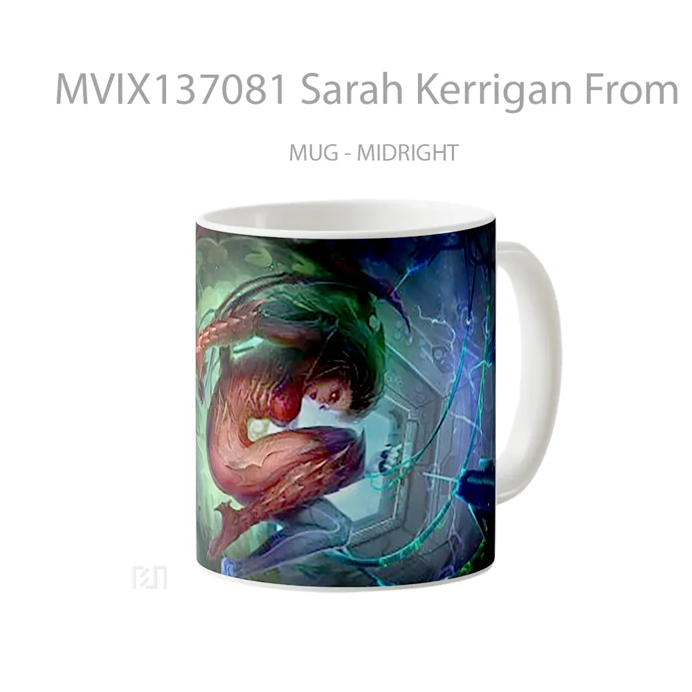 Mug Sarah Kerrigan From Starcraft Gelas Keramik Unik - All-side / Desain