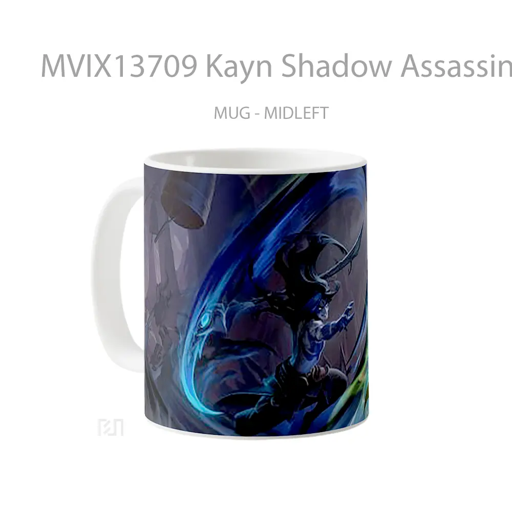 Mug Kayn Shadow Assassin League Of Legends Runeterra Cangkir Gamer - All-side / Desain