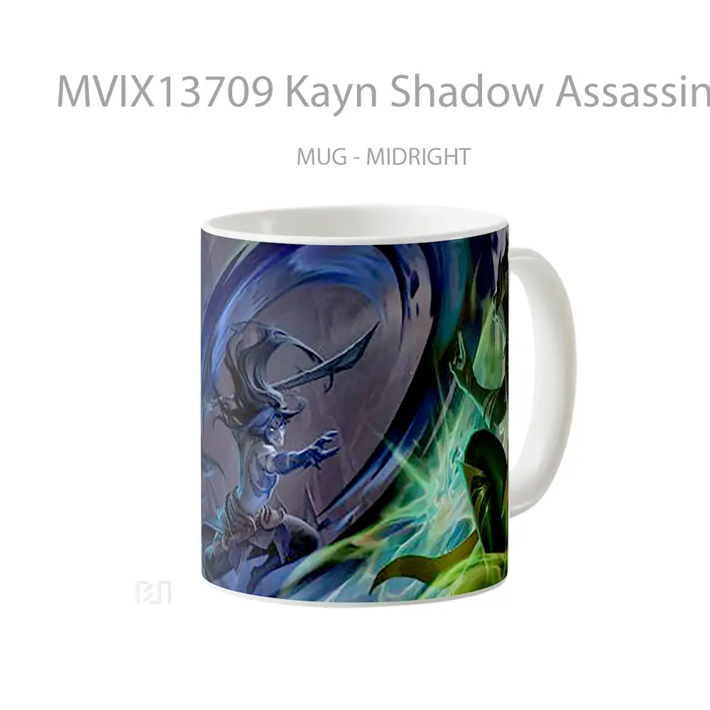 Mug Kayn Shadow Assassin League Of Legends Runeterra Cangkir Gamer - All-side / Desain
