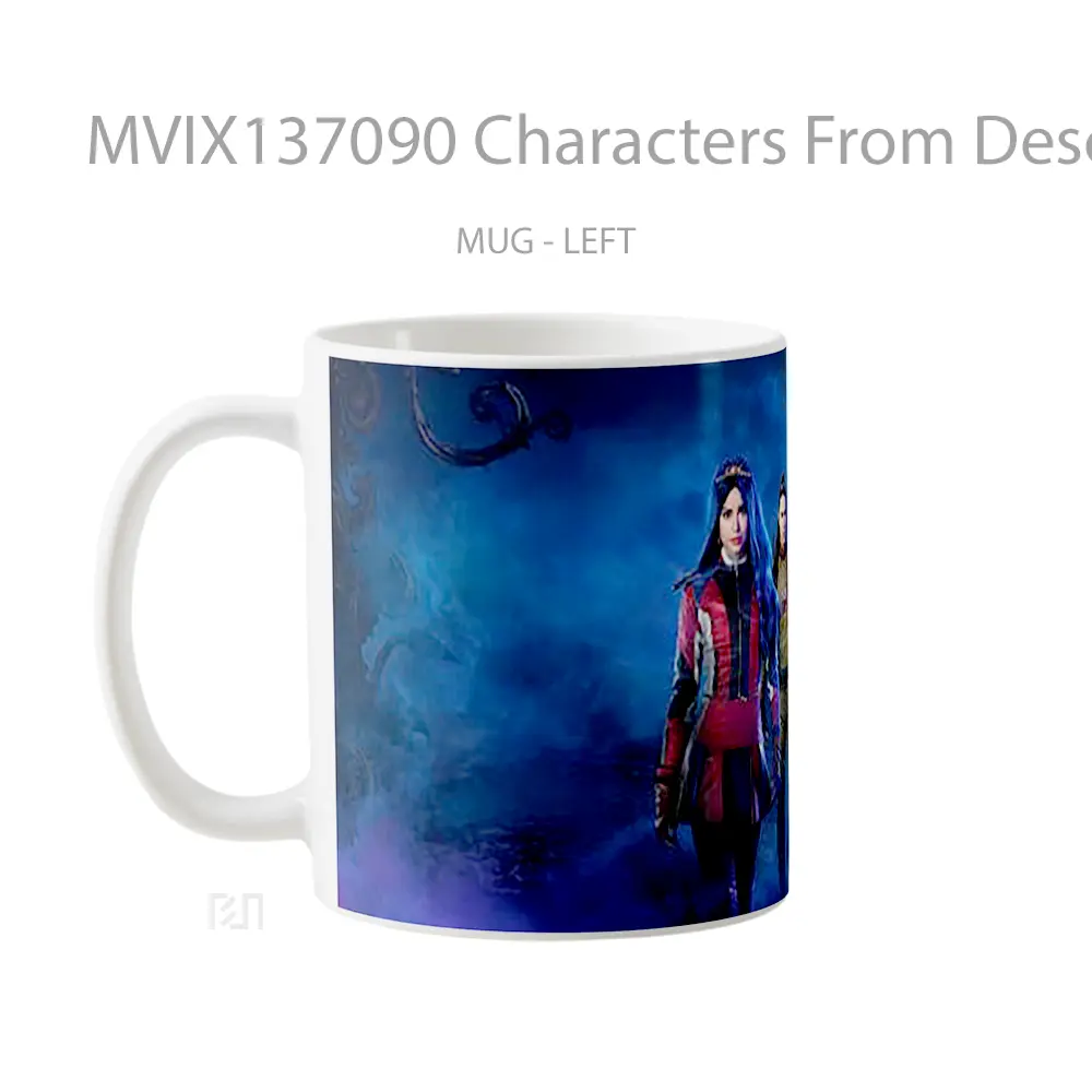 Mug Characters From Descendants Gelas Keramik Unik - All-side / Desain