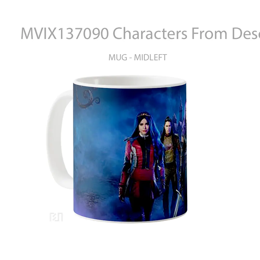 Mug Characters From Descendants Gelas Keramik Unik - All-side / Desain