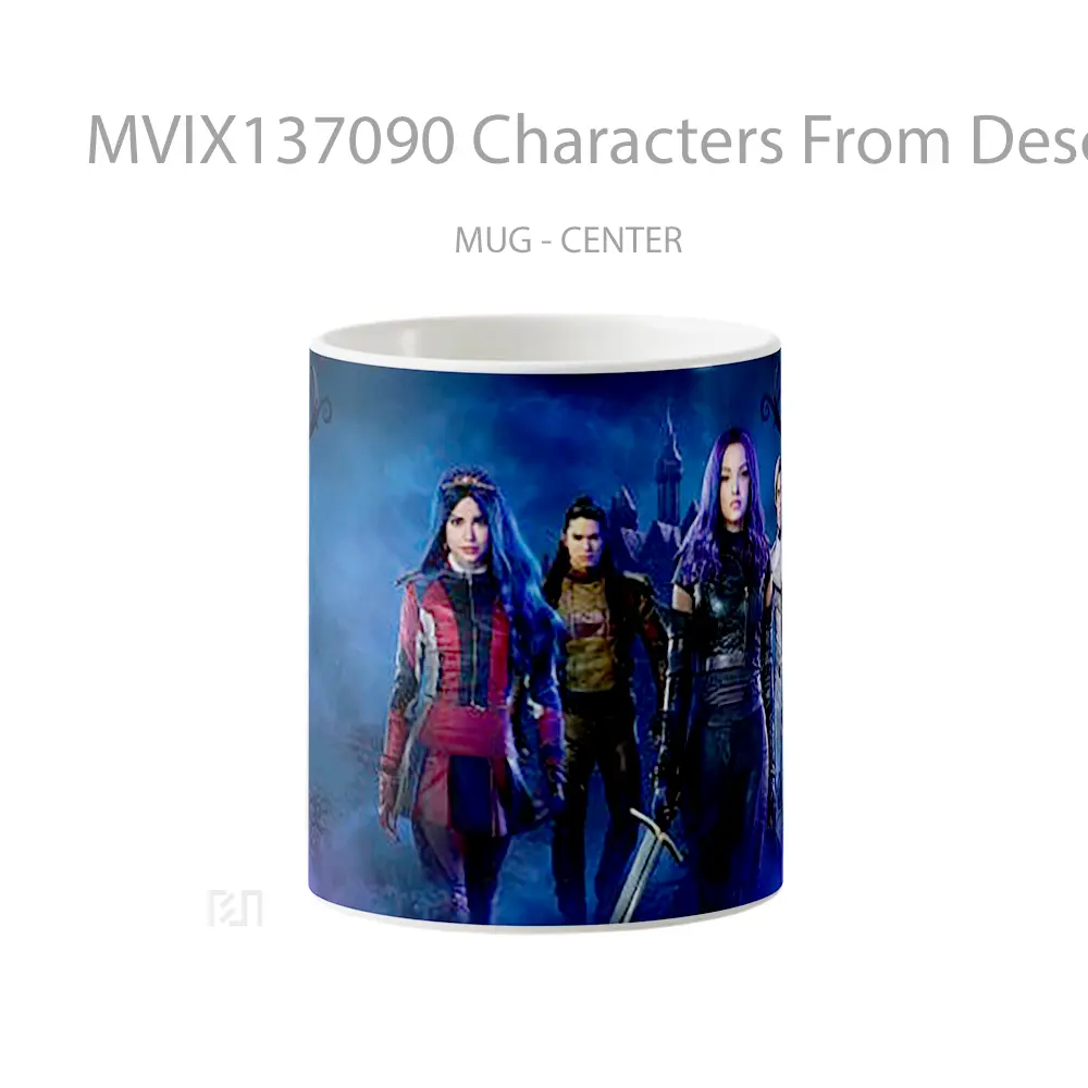 Mug Characters From Descendants Gelas Keramik Unik