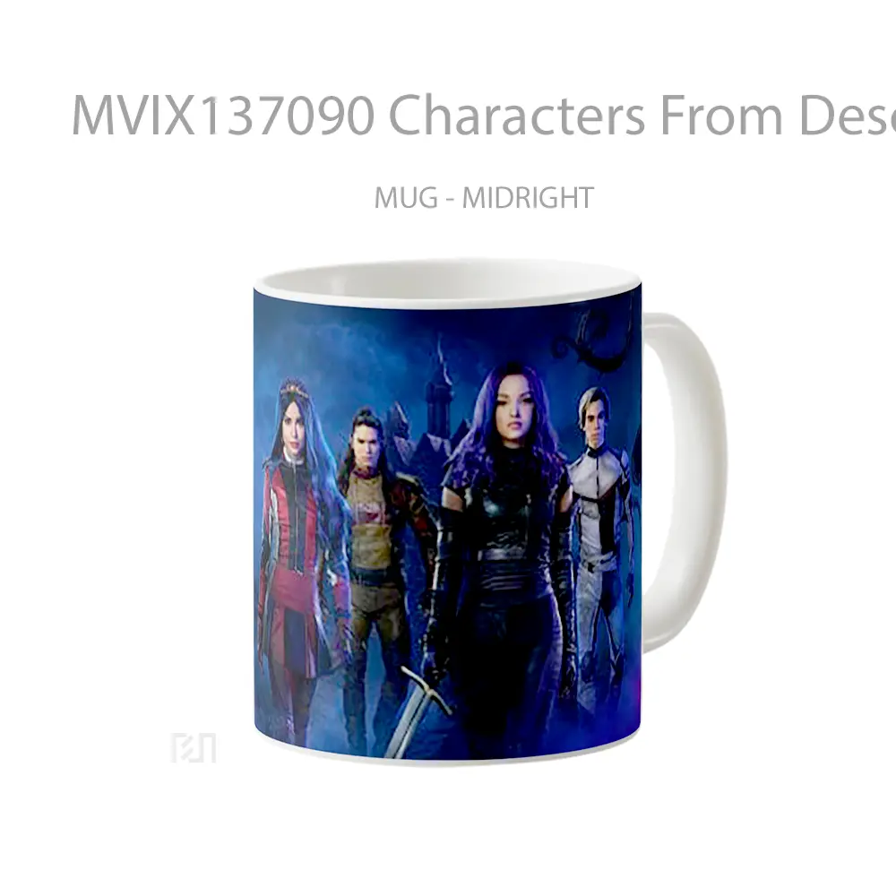 Mug Characters From Descendants Gelas Keramik Unik - All-side / Desain