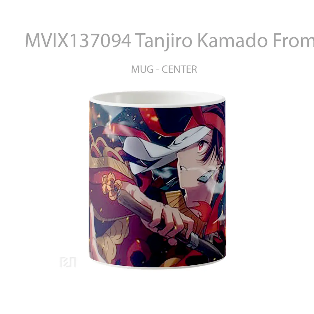 Mug Tanjiro Kamado From Demon Slayer V7 Cangkir Anime