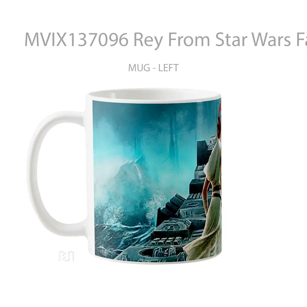 Mug Rey From Star Wars Fanart V1 Gelas Star Wars - All-side / Desain