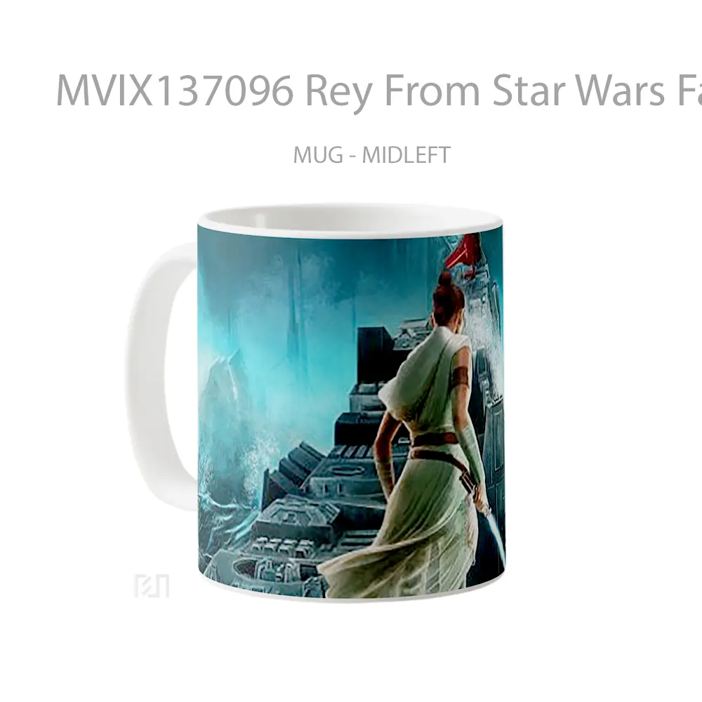 Mug Rey From Star Wars Fanart V1 Gelas Star Wars - All-side / Desain