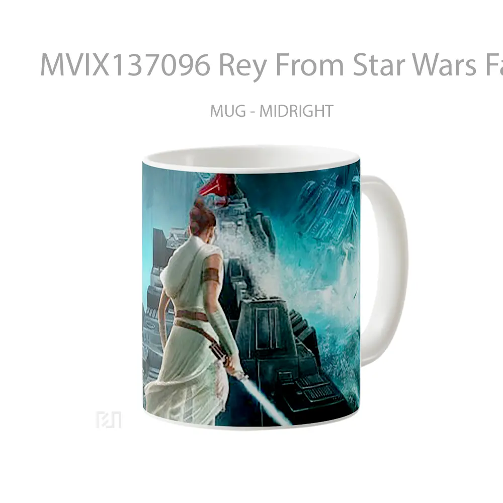 Mug Rey From Star Wars Fanart V1 Gelas Star Wars - All-side / Desain
