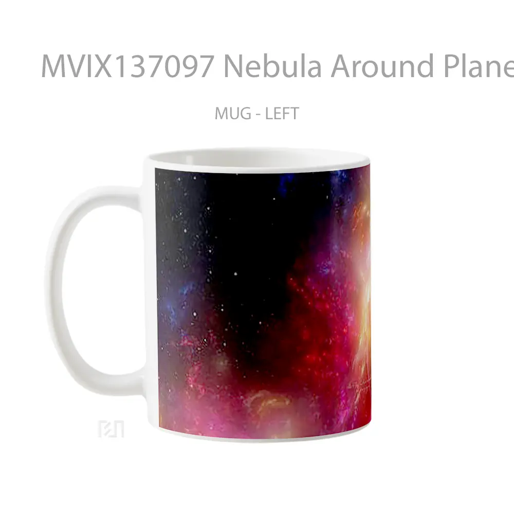Mug Nebula Around Planet Gelas Astronomi - All-side / Desain