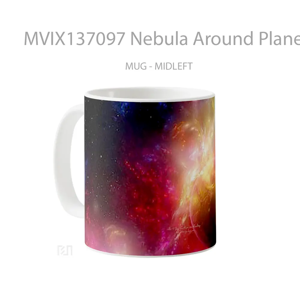 Mug Nebula Around Planet Gelas Astronomi - All-side / Desain