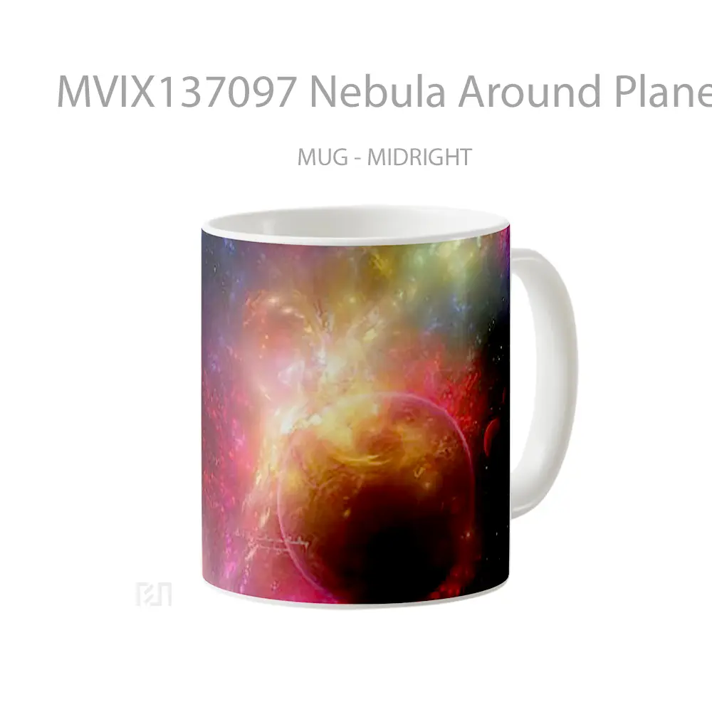 Mug Nebula Around Planet Gelas Astronomi - All-side / Desain